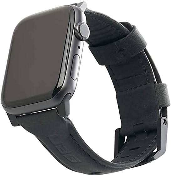 Apple Watch UAG Italian Leather - 44/45mm - Black