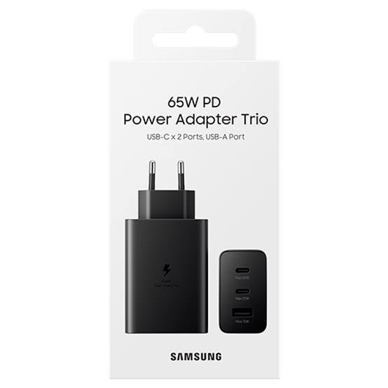 65W PD Power Charging Adapter Trio Ports